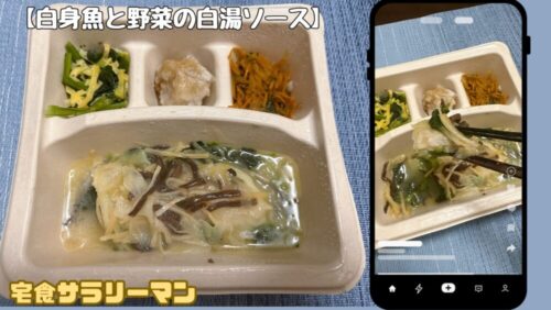 ナッシュ：白身魚と野菜の白湯ソース