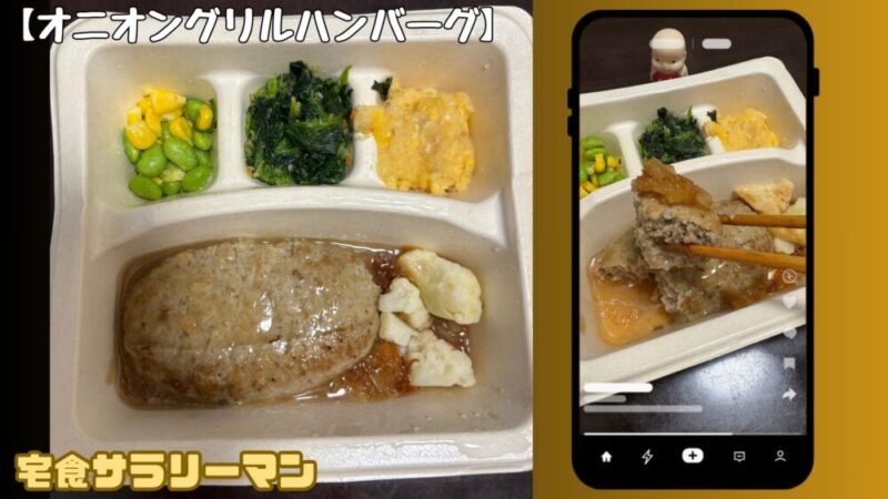 ナッシュ:オニオングリルハンバーグ