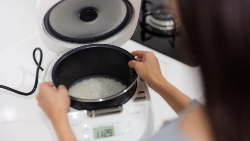 お米を自宅で炊飯
