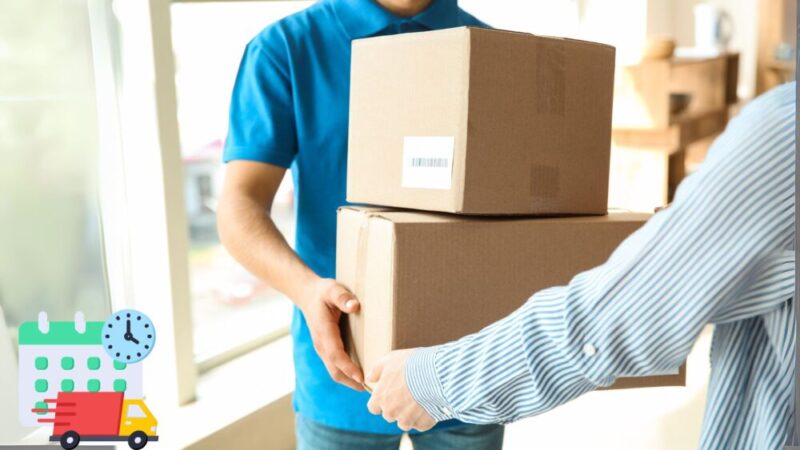 荷物の対面受け取り